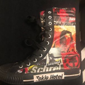 Tokyo Hotel high top shoes
